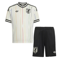 Camiseta Japón Segunda Equipación Replica Mundial 2026 para niños mangas cortas (+ Pantalones cortos)